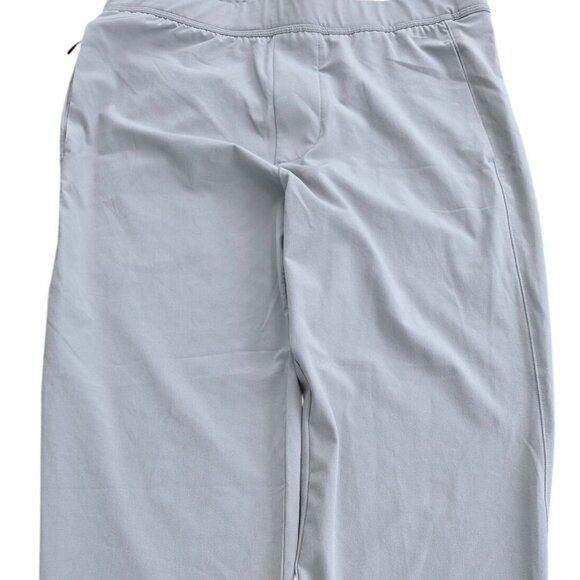 Abercrombie & Fitch Joggers Zip Legs Pockets Drawstring Women's Small Light Gray - Picture 1 of 13